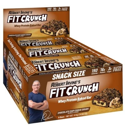 Fitcrunch Chocolate Chip Cookie Dough Baked Snack Bar