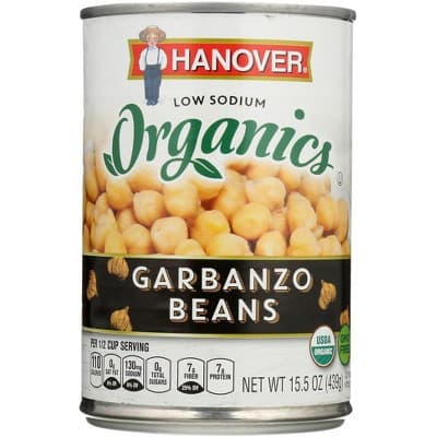 Hanover Low Sodium Garbanzo Beans Organic