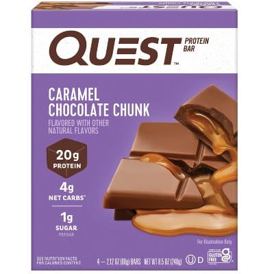 Quest Nutrition Caramel Chocolate Chunk Protein Bar