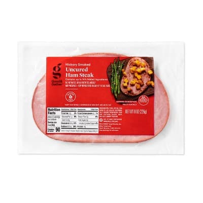Hickory Smoked Uncured Ham Steak - Good &#38; Gather&#8482;
