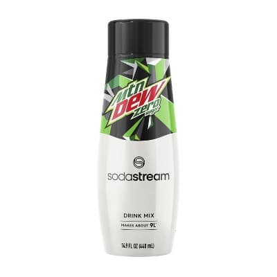 Sodastream Mountain Dew Zero Syrup Flavor