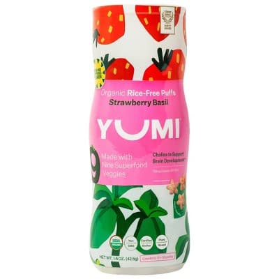 Yumi Organic Meatable Puffs Strawberry Basil