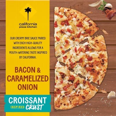 California Pizza Kitchen Bacon And Onion  Thin Crust Pizza