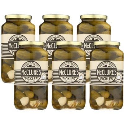 Mcclure'S Whole Garlic & Dill Pickles
