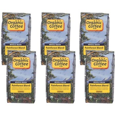Organic Coffee Co. Rainforest Blend Regular Roast Whole Bean Coffee