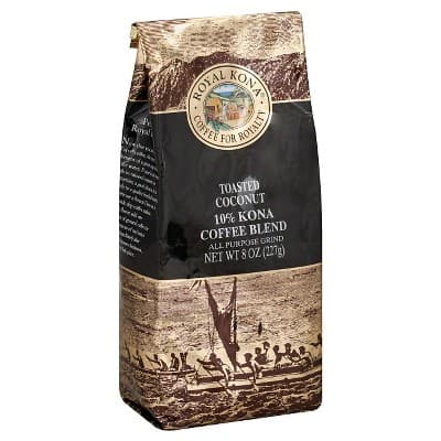 Royal Kona Toasted Coconut Medium Roast Ground Coffee
