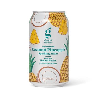 Coconut Pineapple Single Serve Sparkling Water - Good &#38; Gather&#8482;