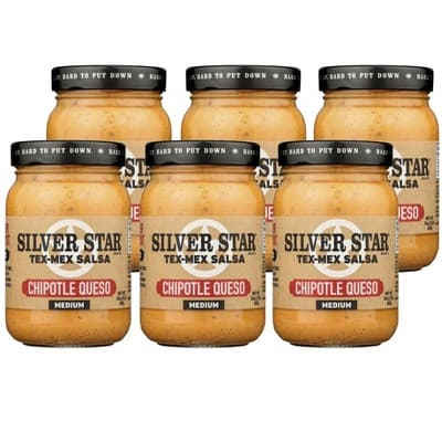Silver Star Medium Chipotle Queso Tex-Mex Salsa