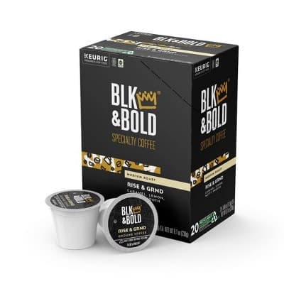 Blk &#38; Bold Rise &#38; Grnd Medium Roast - Keurig K-Cup Coffee