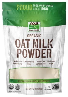Now Real Food Organic Oat Milk Powder