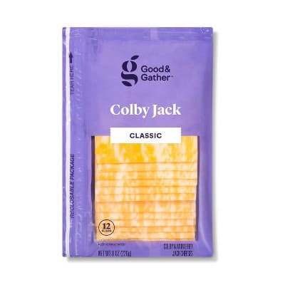 Colby Jack Deli Sliced Cheese  Good &#38; Gather&#8482;