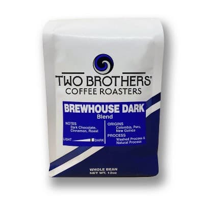 Two Brothers Brewhouse Dark Roast Whole Bean Coffee