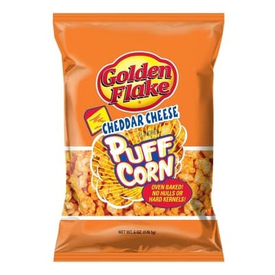 Golden Flake Cheddar Cheese Puff Corn
