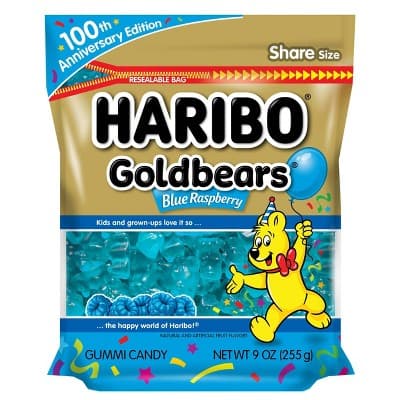 Haribo Gold Bears Blue Raspberry