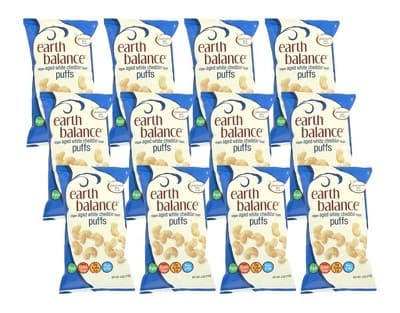 Earth Balance Vegan Aged White Cheddar Flavor Puffs