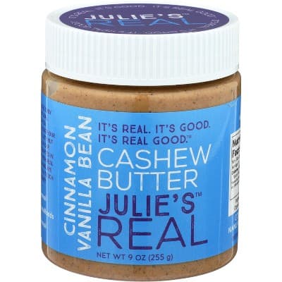 Julies Real Cinnamon Vanilla Cashew Butter
