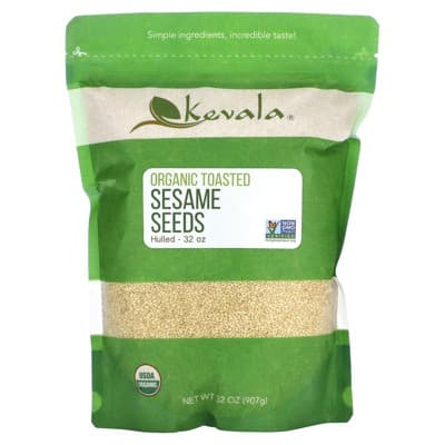 Kevala Organic Toasted Sesame Seeds (Hulled)