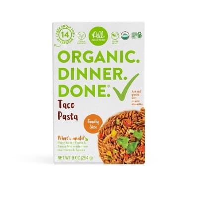 All Clean Food Organic Dinner Done Taco Pasta