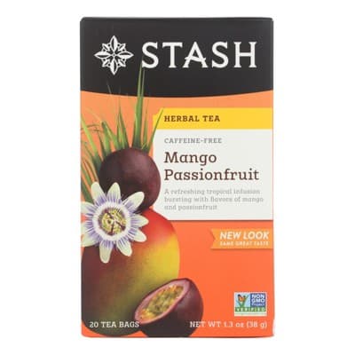 Stash Tea Passionfruit Herbal Mango Tea -  6/20 Bags