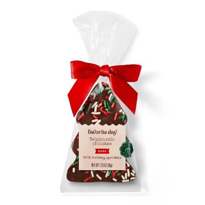 Holiday Belgian Milk Chocolate Bark With Holiday Sprinkles - Favorite Day&#8482;