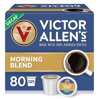 Victor Allen'S Coffee Decaf Morning Blend Single Serve Coffee
