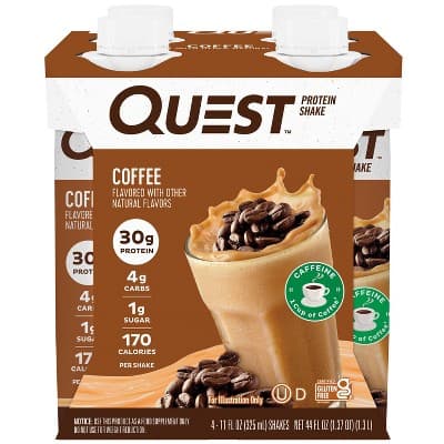 Quest Nutrition Ready To Drink Protein Shake - Coffee