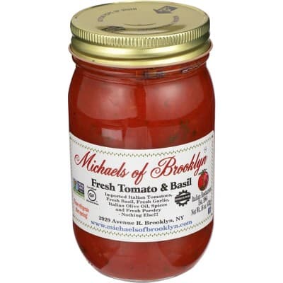 Michaels Of Brooklyn Pasta Sauce Fresh Tomato & Basil