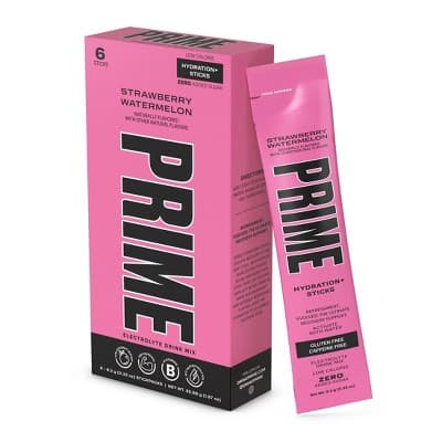 Prime Hydration+ Strawberry Watermelon Sticks