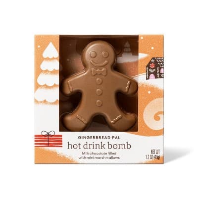 Holiday Gingerbread Pal Hot Drink Bomb - Favorite Day&#8482;