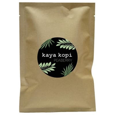 Kaya Kopi Premium Peaberry Blend From Vietnam, Indonesia, And Colombia - Floral Robusta Arabica Roasted Ground Coffee Beans