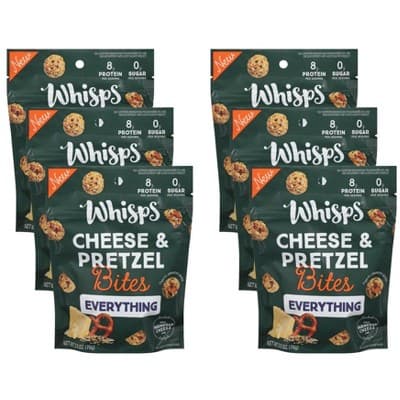 Whisps Everything Cheese & Pretzel Bites