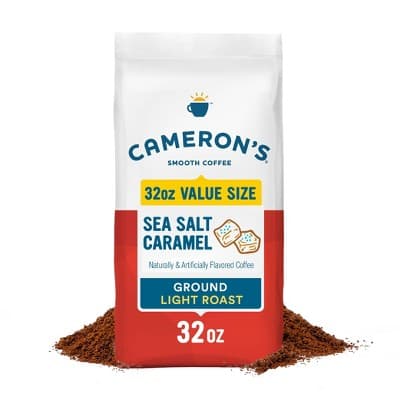 Cameron&#39;S Coffee Sea Salt Caramel Light Roast Ground Coffee