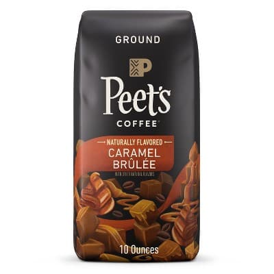Peet&#39;S Coffee Caramel Brulee Light Roast Ground Coffee
