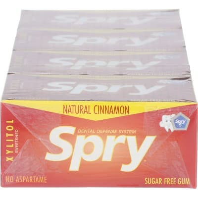 Xlear Spry Sugar-Free Gum - Natural Cinnamon