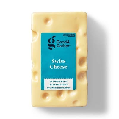 Swiss Cheese - Price Per Lb - Good &#38; Gather&#8482;