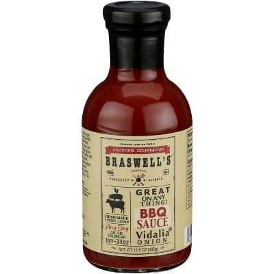 Braswell Sauce Vidalia Onion Bbq