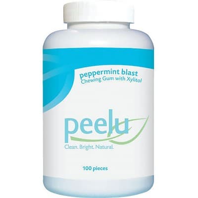 Peelu Peppermint Blast Chewing Gum With Xylitol