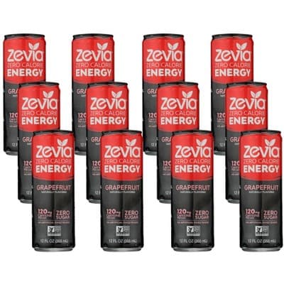 Zevia Zero Calorie Grapefruit Energy Drink