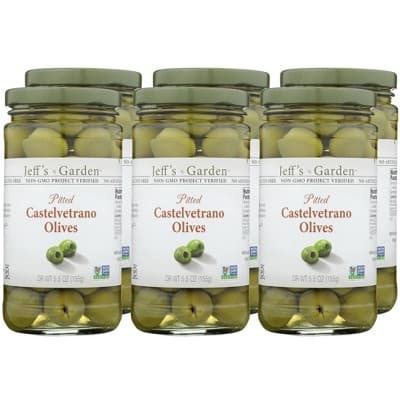 Jeff'S Garden Pitted Castelvetrano Olives