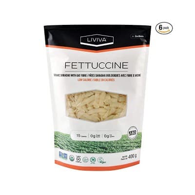 Liviva Organic Shirataki Pasta, Fettuccine With Oat