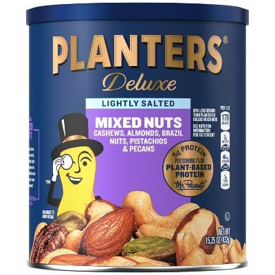 Planters Deluxe Lightly Salted Mixed Nuts