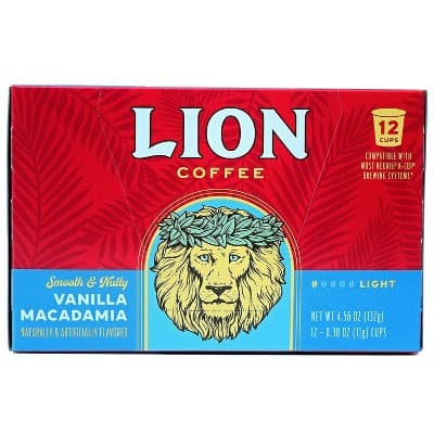 Lion Coffee Vanilla Macadamia Medium Roast Coffee