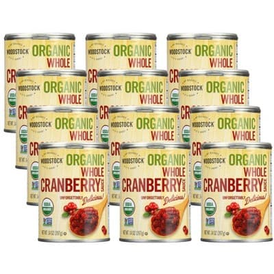 Woodstock Organic Whole Cranberry Sauce