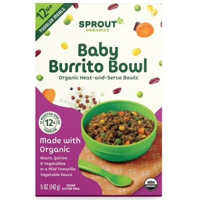 Sprout Foods Organic Burrito Bowl Toddler Meals