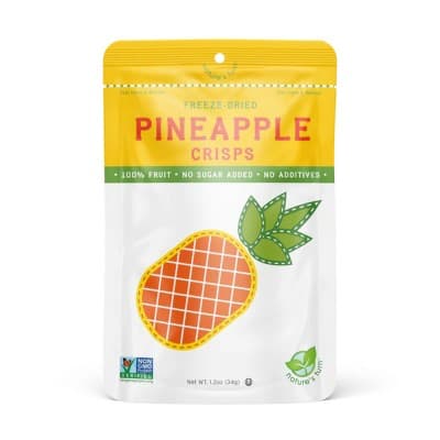 Nature'S Turn Freeze-Dried Fruit Snacks - Pineapple Crisps - No Sugar Added, Non Gmo, Nothing Artificial
