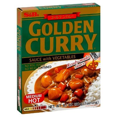 S&#38;B Golden Curry Vegetables With Sauce Medium Hot