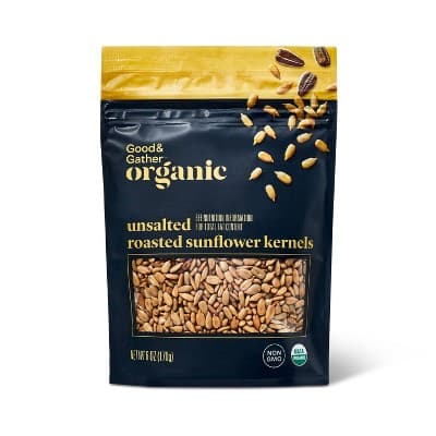 Organic Unsalted Roasted Sunflower Kernels - Good &#38; Gather&#8482;