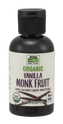 Now Foods Organic Vanilla Monk Fruit  - Oz Liquid