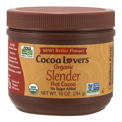 Now Foods Cocoa Lovers Slender Hot Cocoa  - Powder