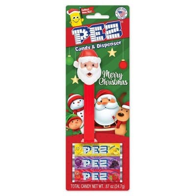 Pez Holiday Assorted Candy Dispenser
